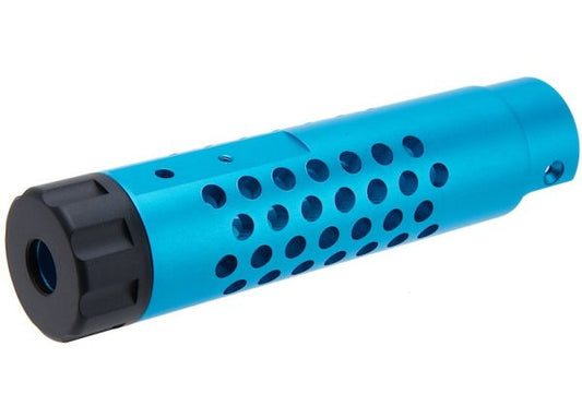 Narcos Airsoft Action Army AAP01 GBB エアソフト GBB エアソフト フロントバレルキット (タイプ4) (CNCアルミニウム / アルミ 6061) - ライトブルー