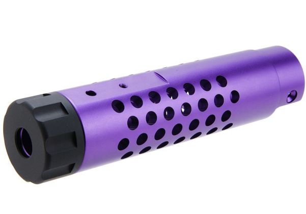 Narcos Airsoft Action Army AAP01 GBB エアソフト フロントバレルキット (タイプ4) (CNCアルミニウム / アルミ 6061) - 紫