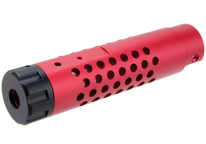 Narcos Airsoft Action Army AAP01 GBB エアソフト フロントバレルキット (タイプ4) (CNCアルミニウム / アルミ 6061) - 赤