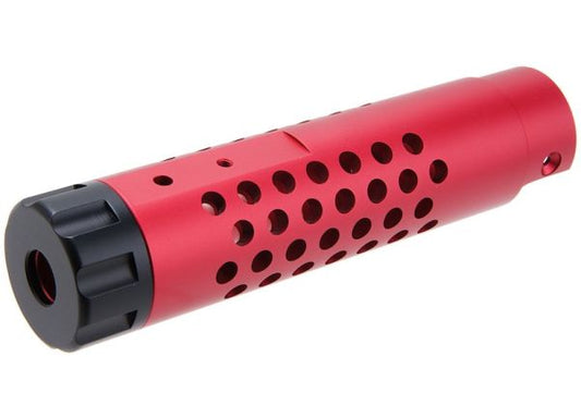 Narcos Airsoft Action Army AAP01 GBB エアソフト フロントバレルキット (タイプ4) (CNCアルミニウム / アルミ 6061) - 赤