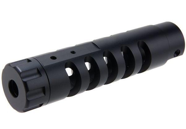 Narcos Airsoft Action Army AAP01 GBB エアソフト フロントバレルキット (タイプ5) (CNCアルミニウム / アルミ 6061) - ブラック