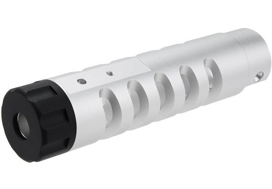 Narcos Airsoft Action Army AAP01 GBB エアソフト フロントバレルキット (タイプ5) (CNCアルミニウム / アルミ 6061) - 銀(ぎん)