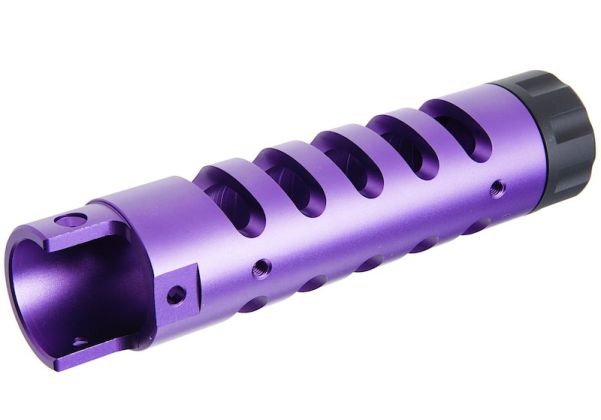 Narcos Airsoft Action Army AAP01 GBB エアソフト フロントバレルキット (タイプ5) (CNCアルミニウム / アルミ 6061) - 紫