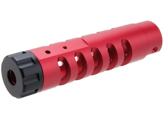 Narcos Airsoft Action Army AAP01 GBB エアソフト フロントバレルキット (タイプ5) (CNCアルミニウム / アルミ 6061) - 赤