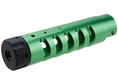 Narcos Airsoft Action Army AAP01 GBB エアソフト フロントバレルキット (タイプ5) (CNCアルミニウム / アルミ 6061) - グリーン