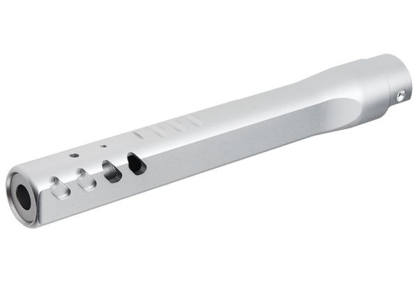 Narcos Airsoft Action Army AAP01 GBB エアソフト フロントハンターバレルキット (CNCアルミニウム / アルミ 6061) - 銀(ぎん)