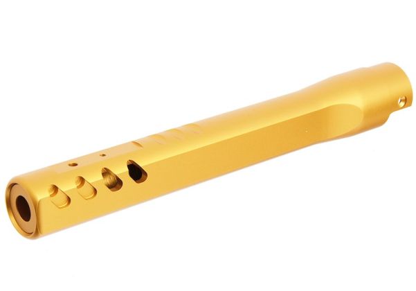 Narcos Airsoft Action Army AAP01 GBB エアソフト フロントハンターバレルキット (CNCアルミニウム / アルミ 6061) - 金(きん)