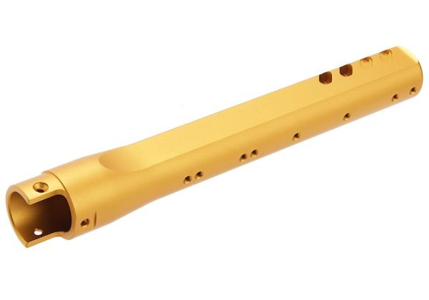 Narcos Airsoft Action Army AAP01 GBB エアソフト フロントハンターバレルキット (CNCアルミニウム / アルミ 6061) - 金(きん)