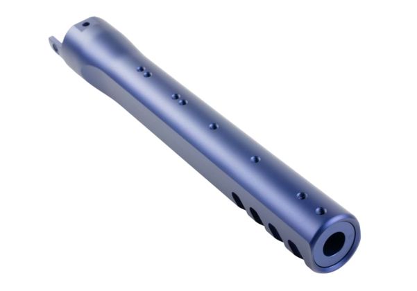 Narcos Airsoft Action Army AAP01 GBB エアソフト フロントハンターバレルキット (CNCアルミニウム / アルミ 6061) - ブルー