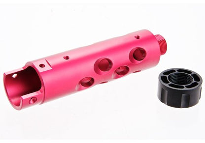 Narcos Airsoft Action Army AAP01 フロントバレルキット (タイプ1) (CNCアルミニウム / アルミ 6061) - ピンク
