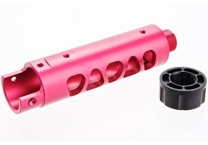 Narcos Airsoft Action Army AAP01 フロントバレルキット (タイプ3) (CNCアルミニウム / アルミ 6061) - ピンク
