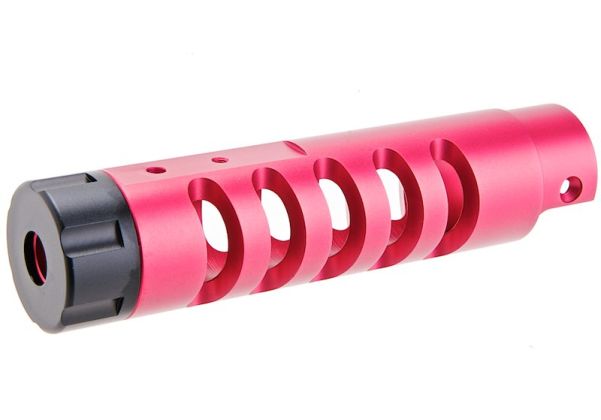 Narcos Airsoft Action Army AAP01 フロントバレルキット (タイプ5) (CNCアルミニウム / アルミ 6061) - ピンク