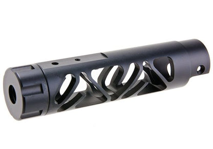 Narcos Airsoft Action Army AAP01 フロントバレルキット (タイプ6) (CNCアルミニウム / アルミ 6061) - ブラック