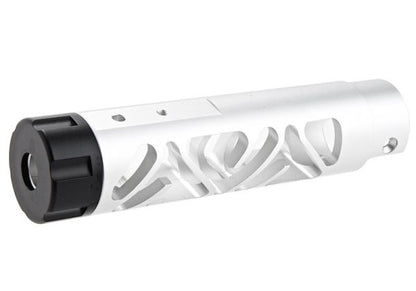 Narcos Airsoft Action Army AAP01 フロントバレルキット (タイプ6) (CNCアルミニウム / アルミ 6061) - 銀(ぎん)