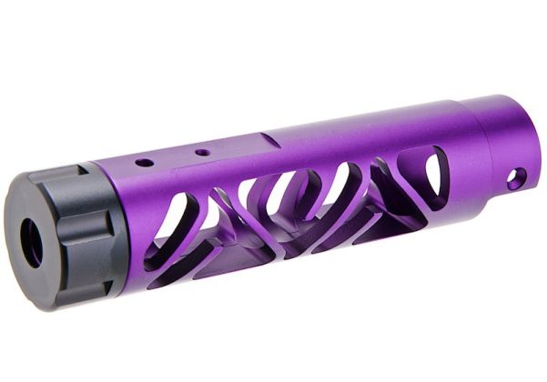 Narcos Airsoft Action Army AAP01 フロントバレルキット (タイプ6) (CNCアルミニウム / アルミ 6061) - 紫