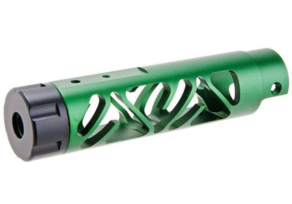 Narcos Airsoft Action Army AAP01 フロントバレルキット (タイプ6) (CNCアルミニウム / アルミ 6061) - グリーン