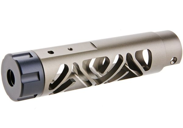 Narcos Airsoft Action Army AAP01 フロントバレルキット (タイプ6) (CNCアルミニウム / アルミ 6061) - チタングレー