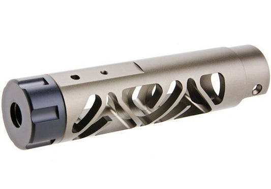 Narcos Airsoft Action Army AAP01 フロントバレルキット (タイプ6) (CNCアルミニウム / アルミ 6061) - チタングレー