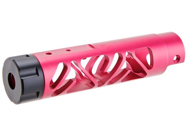 Narcos Airsoft Action Army AAP01 フロントバレルキット (タイプ6) (CNCアルミニウム / アルミ 6061) - ピンク
