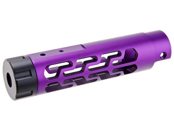 Narcos Airsoft Action Army AAP01 フロントバレルキット (タイプ7) (CNCアルミニウム / アルミ 6061) - 紫
