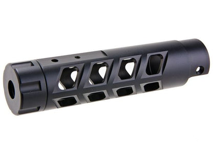 Narcos Airsoft Action Army AAP01 フロントバレルキット (タイプ8) (CNCアルミニウム / アルミ 6061) - ブラック