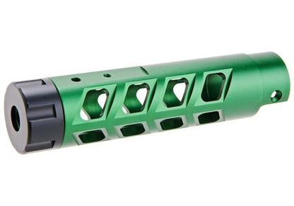 Narcos Airsoft Action Army AAP01 フロントバレルキット (タイプ8) (CNCアルミニウム / アルミ 6061) - グリーン