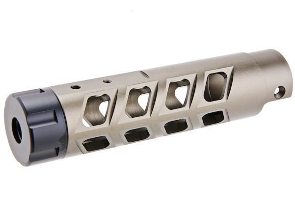 Narcos Airsoft Action Army AAP01 フロントバレルキット (タイプ8) (CNCアルミニウム / アルミ 6061) - チタングレー