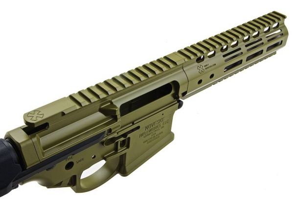 EMG NOVESKE GEN4 ゲットー ブラスター レシーバー キット (7.94 インチ) マルイ MWS GBB (DYTAC 製) セラコート グリーン