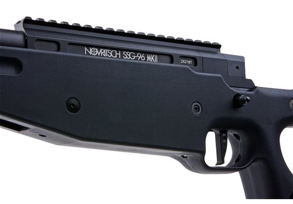 NOVRITSCH SSG96 MK2 エアソフト スナイパー ライフル - ブラック (スプリング パワー)