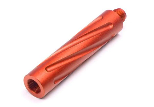 Novritsch SSP5 GBB カスタム CNC アウターバレル - 赤 (6 インチ)
