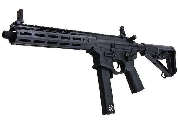 EMG NOVESKE 9 (9MM PCC) エアソフト AEG ライフル - ブラック (APS 製)