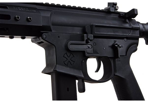 EMG NOVESKE 9 (9MM PCC) エアソフト AEG ライフル - ブラック (APS 製)