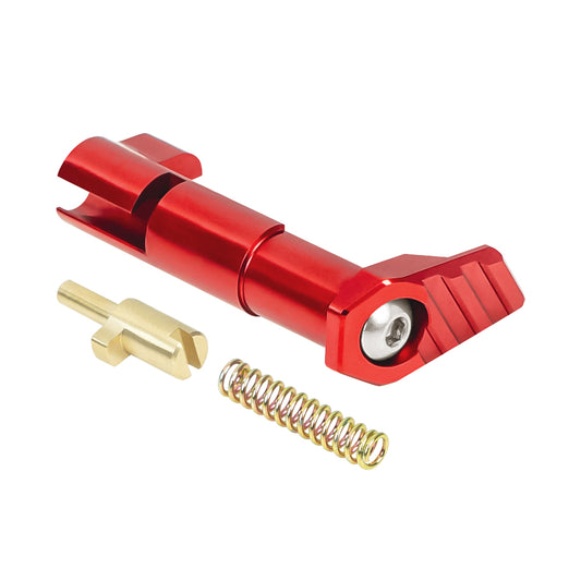 NexxSpeed CNC アルミマガジンキャッチ マルイ ハイキャパ エアソフトガン用 (NS-MCHI) - レッド