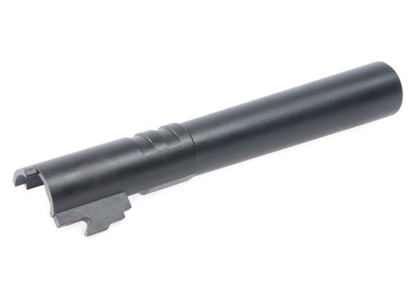 Airsoft Masterpiece HI-CAPA アウターバレル .40 S&W スチール ス赤フィックス - ブラック