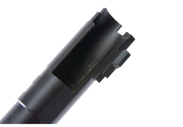 Airsoft Masterpiece HI-CAPA アウターバレル .40 S&W スチール ス赤フィックス - ブラック