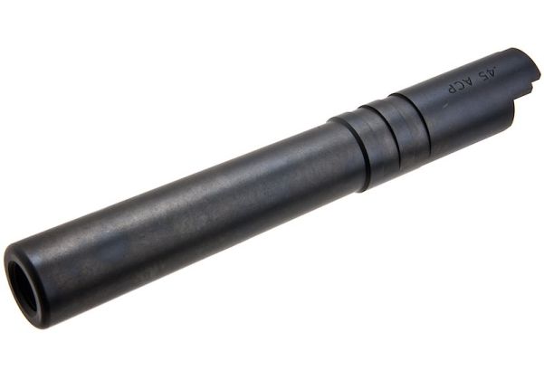 Airsoft Masterpiece HI-CAPAアウターバレル .45 ACP ス赤フィックス (11mm CW) - ブラック