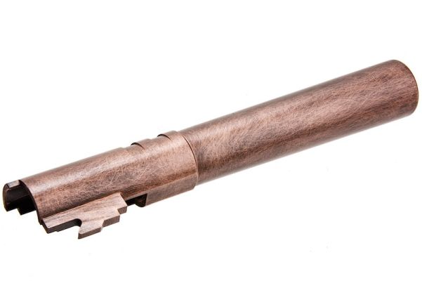 Airsoft Masterpiece HI-CAPAアウターバレル .45 ACP ス赤フィックス (11mm CW) - 銅