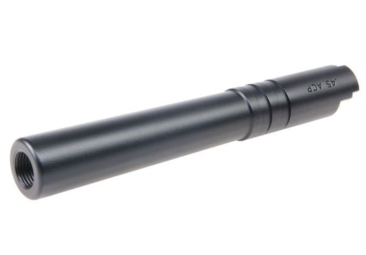 Airsoft Masterpiece HI-CAPAアウターバレル .45 ス赤アルミ - ブラック