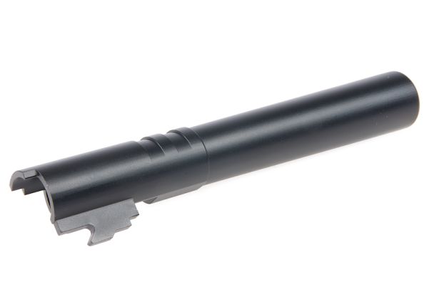 Airsoft Masterpiece HI-CAPAアウターバレル .45 ス赤アルミ - ブラック