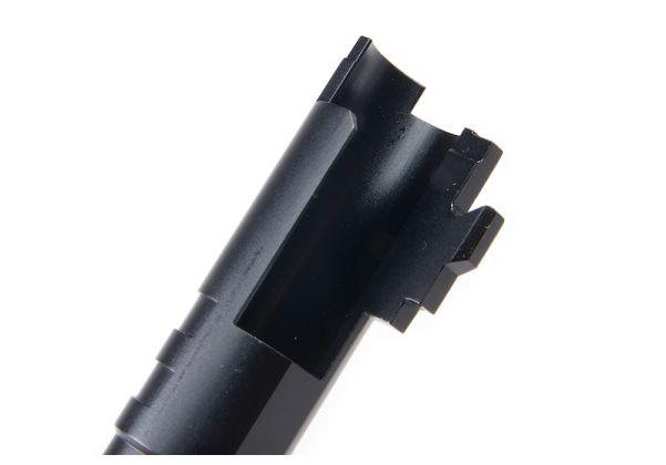 Airsoft Masterpiece HI-CAPAアウターバレル .45 ス赤アルミ - ブラック