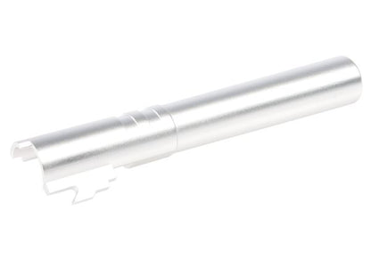 Airsoft Masterpiece HI-CAPAアウターバレル .45 ス赤アルミ - 銀(ぎん)