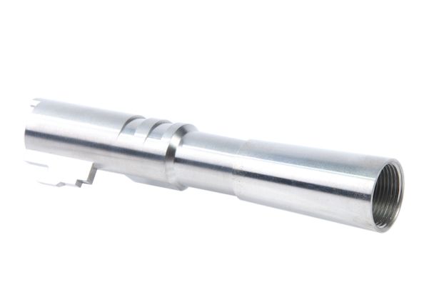 Airsoft Masterpiece HI-CAPA 4.3 アウターバレル .38 スーパーフィックス - 銀(ぎん)