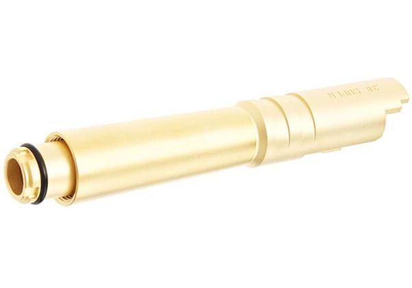 Airsoft Masterpiece アウターバレル .38 スーパーフィックス (Tokyo Marui HI-CAPA 5.1 GBB ピストル用コンペンセイター -GD)