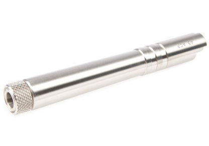 Airsoft Masterpiece HI-CAPAアウターバレル スチールフィックス ス赤付き - 銀(ぎん)