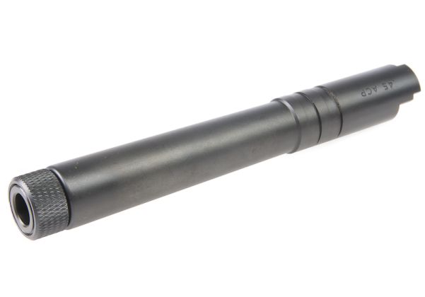 Airsoft Masterpiece HI-CAPAアウターバレル スチールフィックス ス赤付き - ブラック