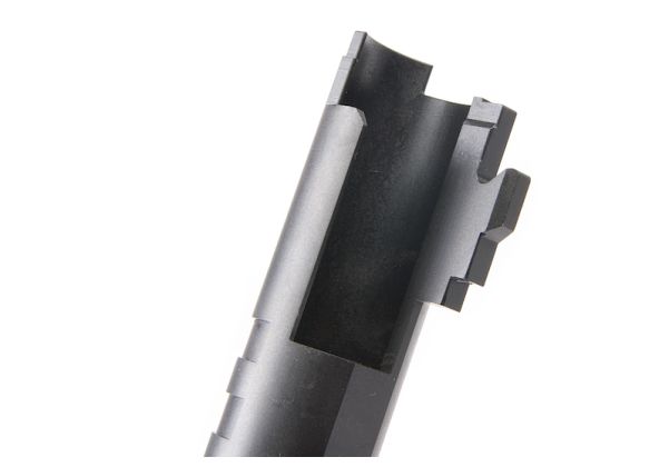 Airsoft Masterpiece HI-CAPAアウターバレル スチールフィックス ス赤付き - ブラック