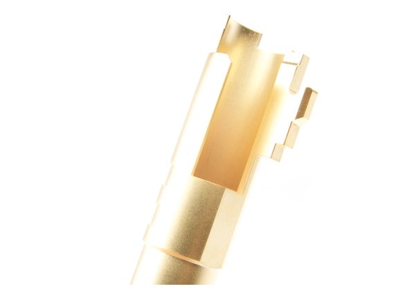 Airsoft Masterpiece HI-CAPAアウターバレル スチールフィックス ス赤付き 金(きん)