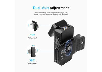 OLIGHT Oclip 2 ウルトラクリップ式懐中電灯 - ブラック