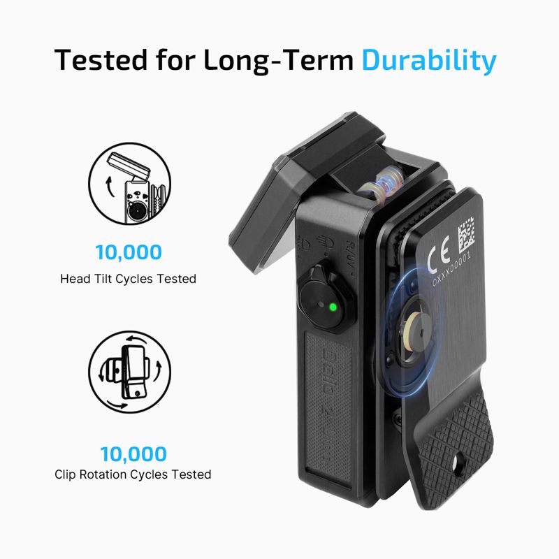OLIGHT Oclip 2 ウルトラクリップ式懐中電灯 - ブラック
