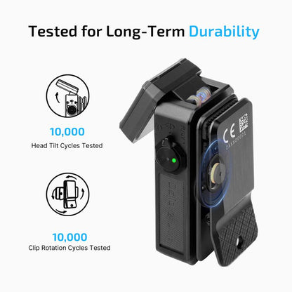 OLIGHT Oclip 2 ウルトラクリップ式懐中電灯 - ブラック